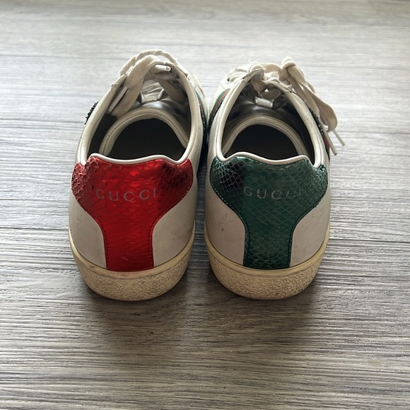 Gucci Ace Trainers Paper Clip Size 38 US 8 - Picture 6 of 14